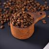 Wooden Measuring Cups And Spoons Set Coffee Bean Powder Measuring Spoon Nested Baking Tools for Accurate Cooking Rustic Kitchen Decor