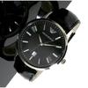 Emporio Armani Men's Quartz Leather Strap Watch, Black, AR11186, Perfect for School Entrance Ceremonies, Civil Service Employees, or Father's Day