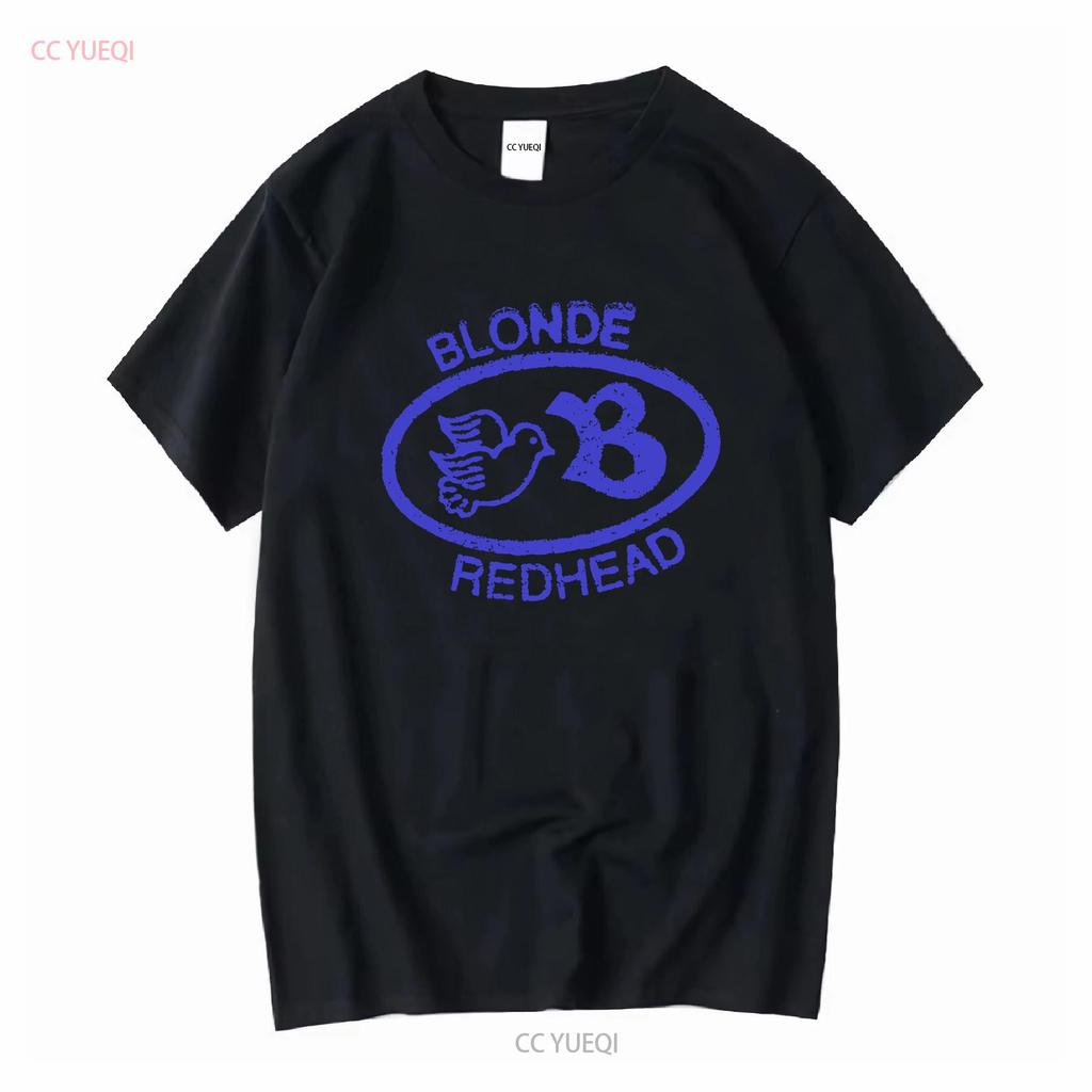 Blonde Redhead Band Logo T Shirt Tour Rock Music Long or Short Sleeves Vintage Washed Comfortable Casual Streetwear Slightly