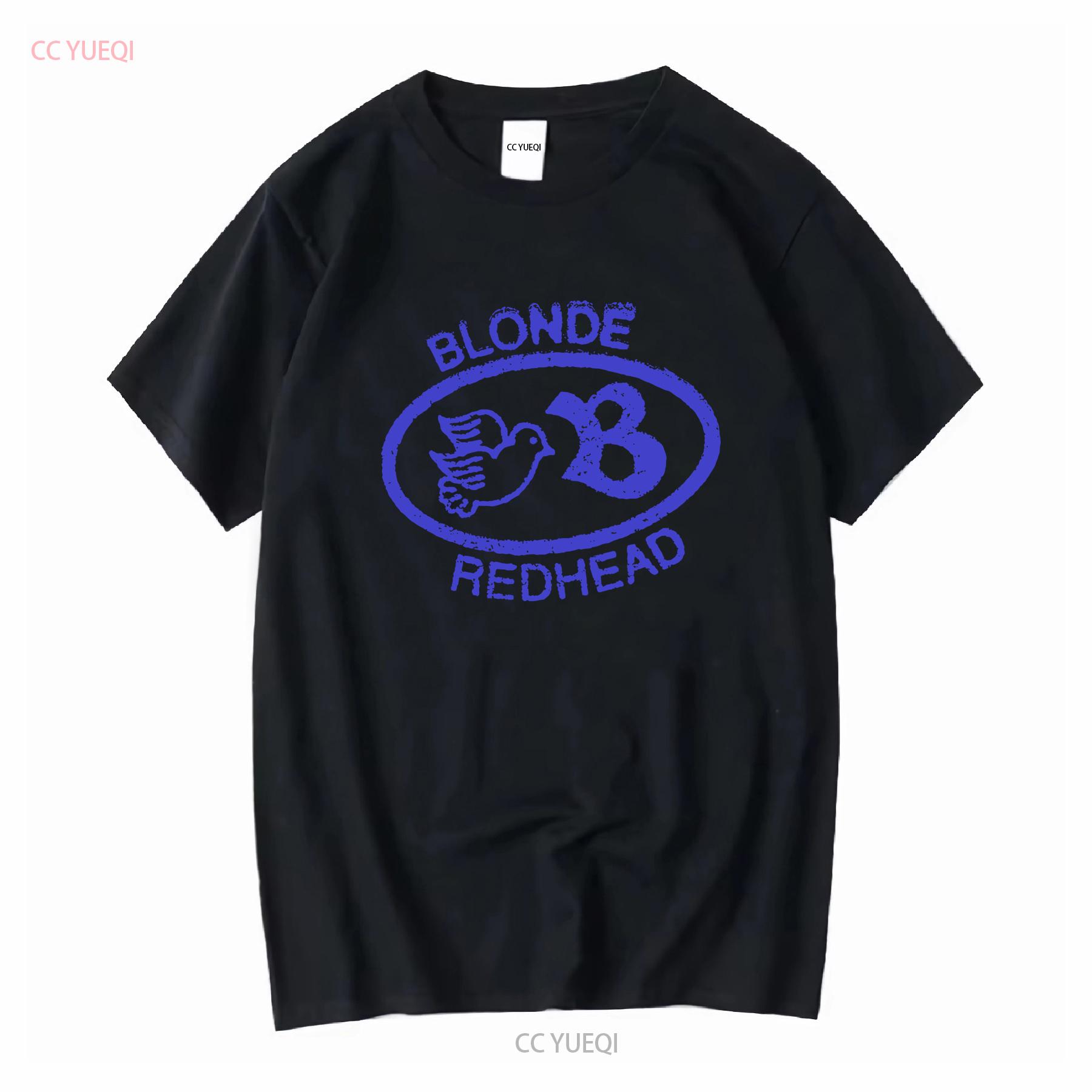 

Blonde Redhead Band Logo T Shirt Tour Rock Music long or short sleeves vintage Washed Comfortable Casual streetwear Slightly 4XL