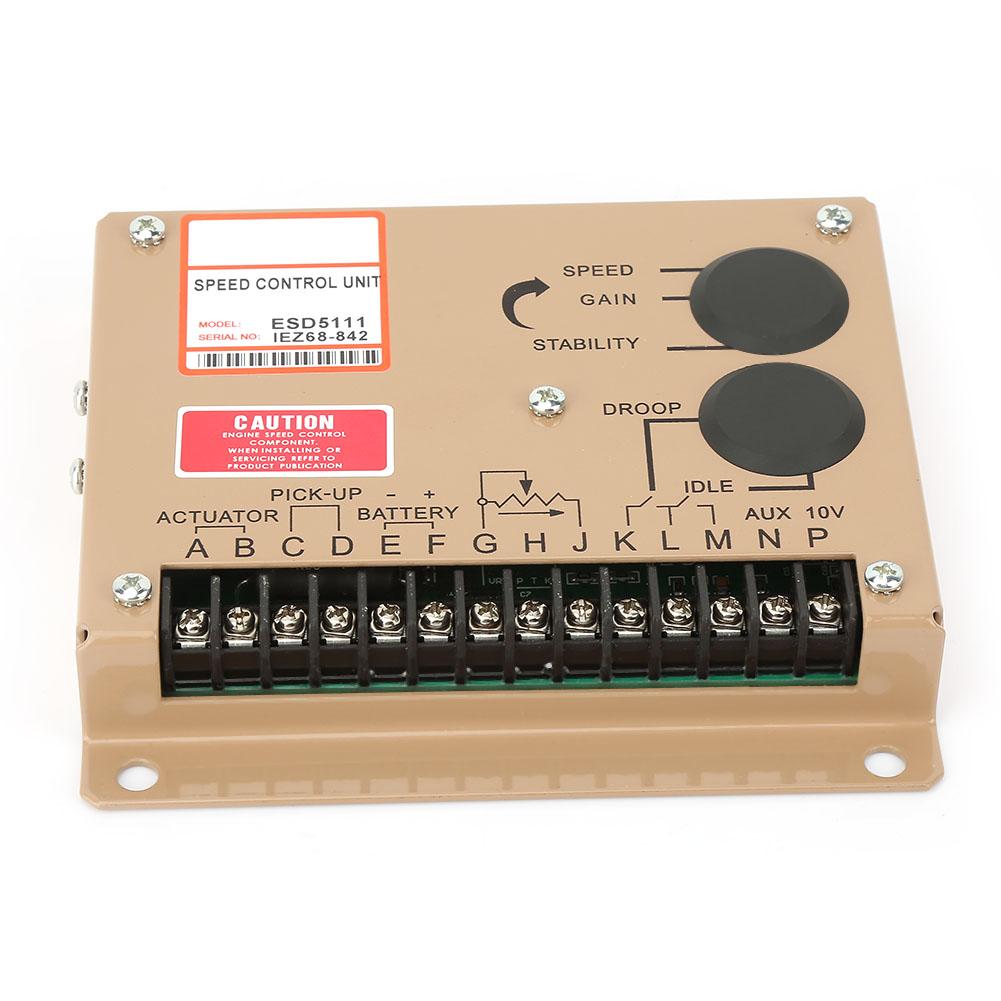 ESD5111 Generator Electronic Engine Speed Controller Adjustable Motor Speed Regulator Board