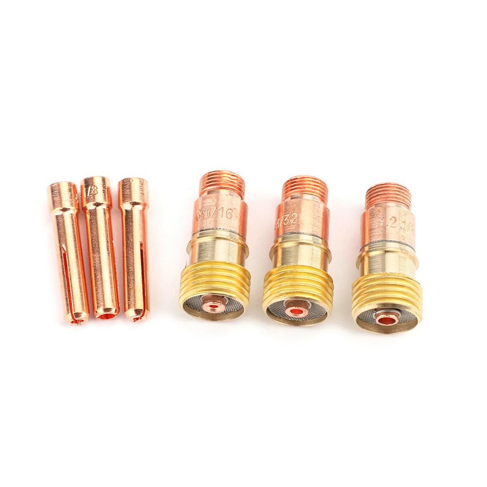 31Pcs TIG Welding Torch For Stubby Gas Lens#12 Glass Cup Kit For WP-17/18/26