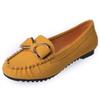 Women's Bow Slip-On Flats, Low Heel Casual Loafers for Driving and Work