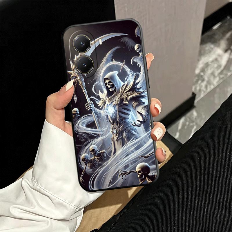 

Death Grim Reaper Skull Scythe Soft Phone Case for Xiaomi Poco X5 X6 X7 X8 Pro Max X3 F7 F8 Ultra M8 M7 M6 M5 Redmi 15 15C 14C 1 Xiaomi Redmi 13C 4G