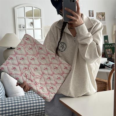 JYL Laptop bag,Korean Floral Laptop Bag 11-inch iPad Sleeve 13.3-15-inch Tablet Storage Bag