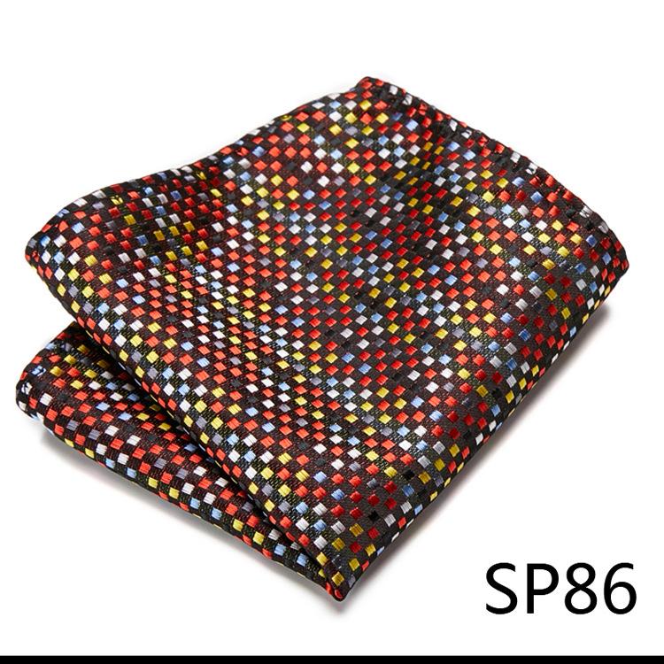 Guangzhou 1200-Pin High-Density Men'S Elegant Retro Business Suit Jacquard Pocket Towel Square Towel