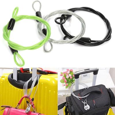 100cm Multifunkční Vysokopevnostní Zámek na Zavazadla na Kolo Ocelové Lano