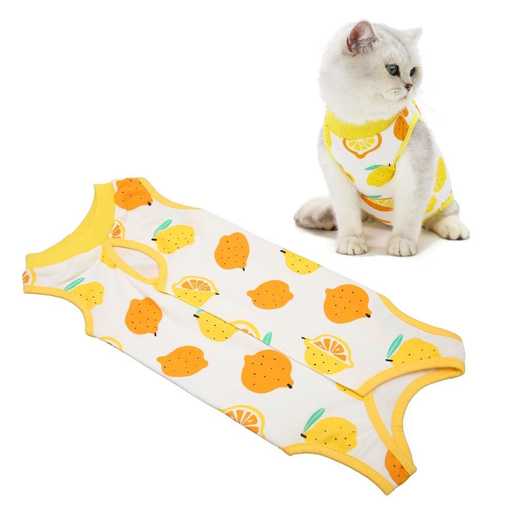Prevent Licking Cat Surgical Recovery Suit Breathable Cat Onesie  Post-Surgery Recovery