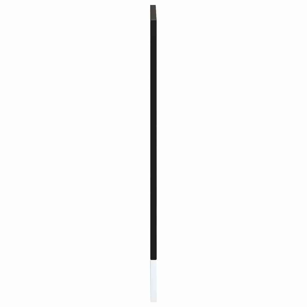 Dishwasher Front Panel Porto Black 60 x 1.5 x 57 cm Particleboard