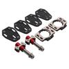 Road Bike Titanium Alloy Self Locking Pedal Ultralight 3 Bearing Self Locking Clamp Pedal