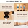 Wasserdichtes Bein- und Körper-Make-up Full Coverage Concealer für alle Hauttypen 4 oz Bronze 1 Stück weniger