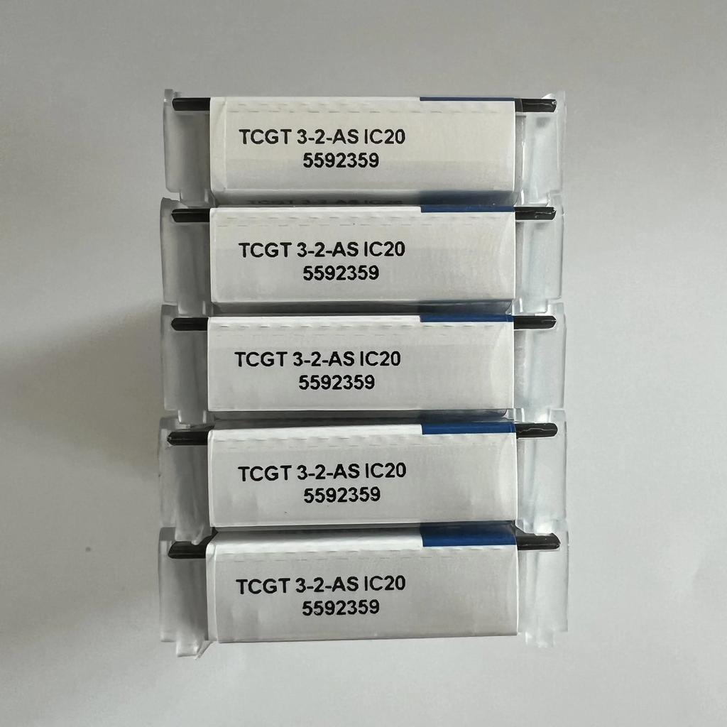 ISCAR / TCGT16T308-AS IC20   Industrial indexable carbide inserts 10 Pcs
