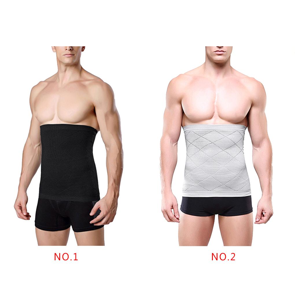 Men Belly Waist Abdomen Belt Shapewear Slim Body Belly Waist Compression Underwear Band