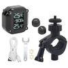 Motorcycle Tire Pressure Monitor System With 2 Sensor Usb Charging Lcd Screen Ip67 Waterproof Tpms For Safety Driving