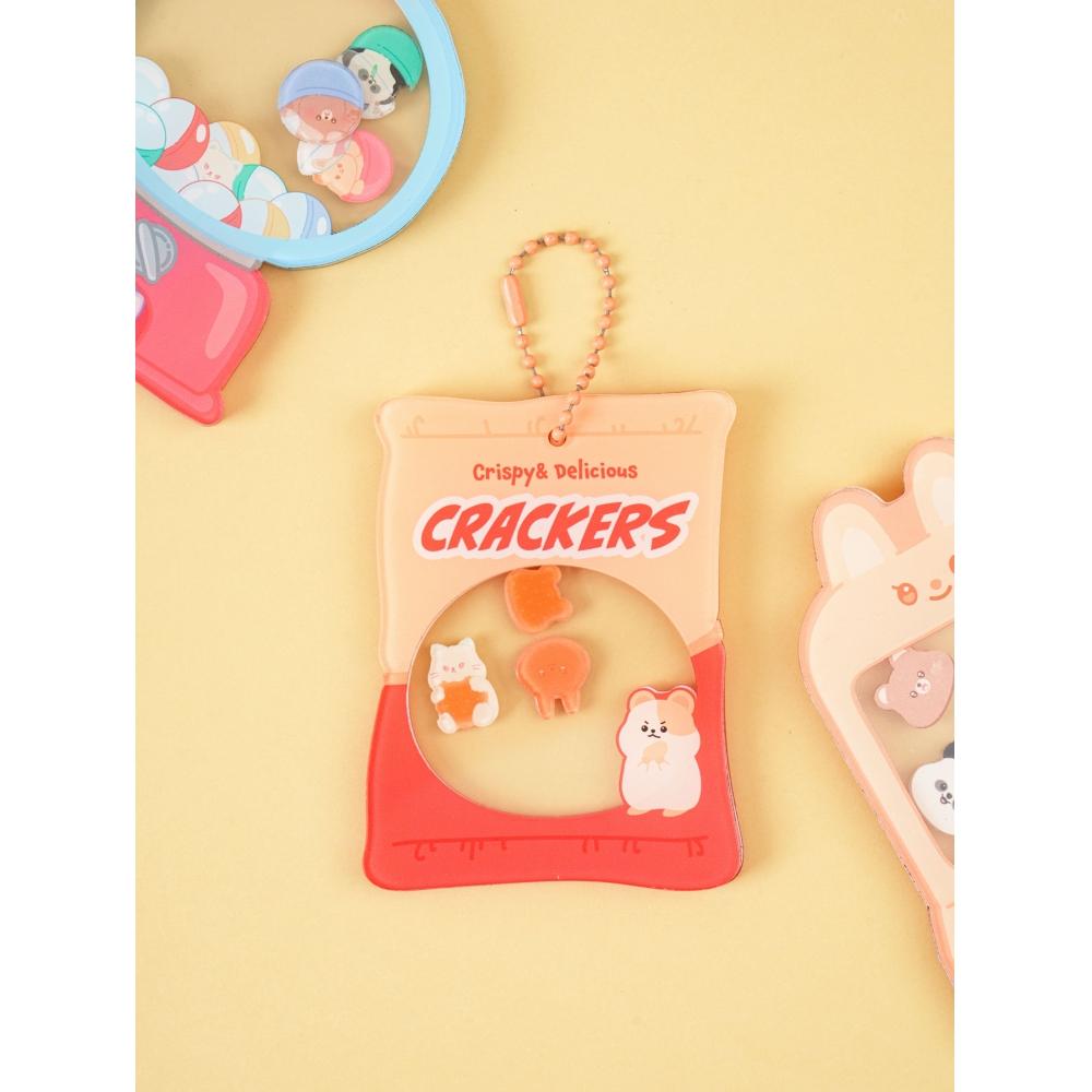 

Daiso Point Decoration Acrylic Keyring Mixed guitar (amusement machine)