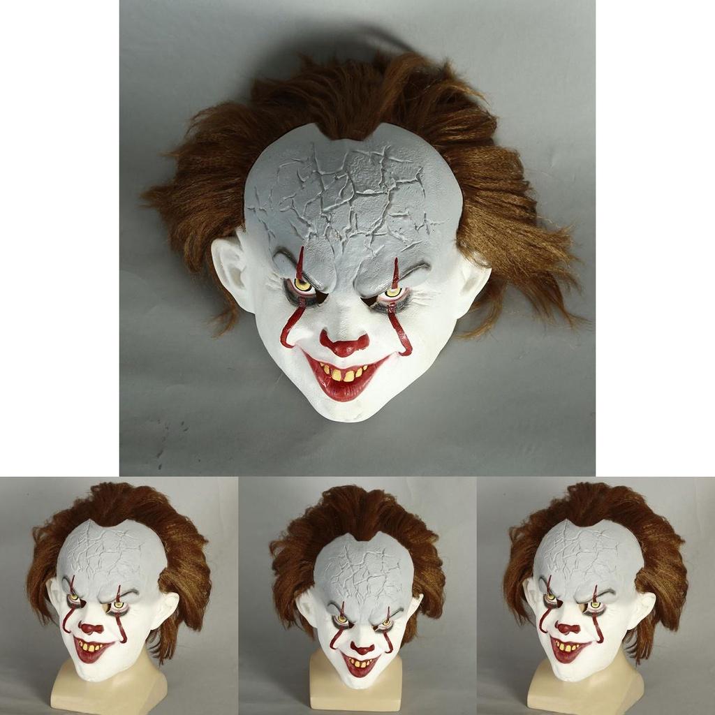 Authentic Stephen King's It Pennywise Latex Mask Perfect For Halloween Cosplay Events