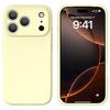 For iPhone 17 Pro Max Case Precision Fit PC+Liquid Silicone Protective Phone Cover with Microfiber Lining