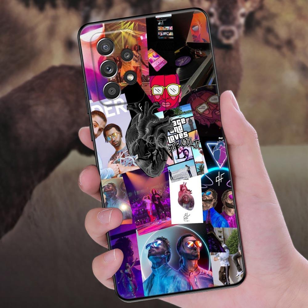 Singer PNL QLF Rapper Heart Phone Case For Samsung Galaxy A57 A56 A37 A55 A36 A26 A54 A52 A35 A34 A25 A17 A16 A15 A07 A06 Cover
