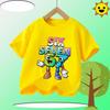 Summer Six Seven 67 Cartoon Cute Print Children‘s Short Sleeve Tops Polyester Casual Kids T-shirt Fashion Boys Girls Clothes Tees