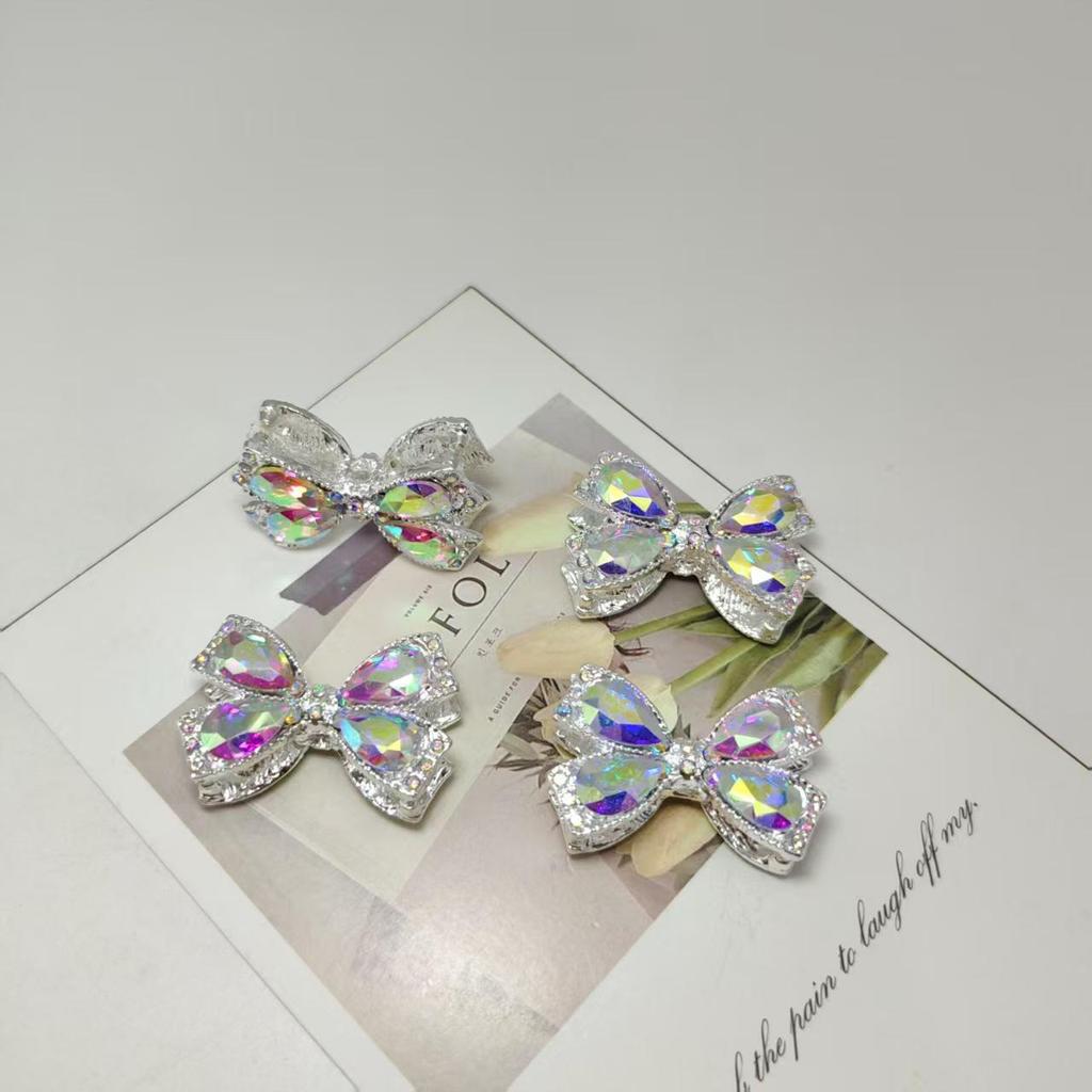 Versatile Rhinestone Bow Tie & Pen Butterfly Jewelry Accessory