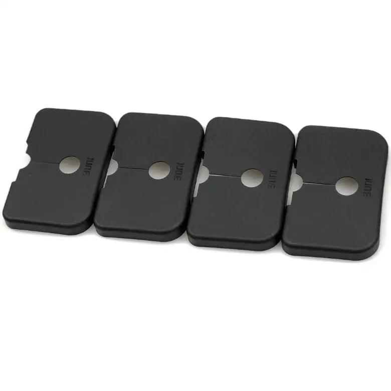 For Tesla Model X 2016 2017 2018 Model S 2012 - 2018 Door Lock Buckle Striker Trim Protection Cover Cap Sticker Car-Styling