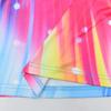 Cartoon Digital Printing, Medium And Large Girls' Dress, Flying Sleeves, Milk Silk Skirt + Bag 2283.