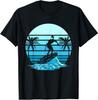 Surf Sonnenuntergang Surfer Liebhaber Geschenk Strand Retro Surfer T-Shirt