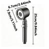 High-Pressure Handheld Shower Head Water-Saving Design with One-Key On/Off Switch Durable for Bathroom Home Shower Accessory