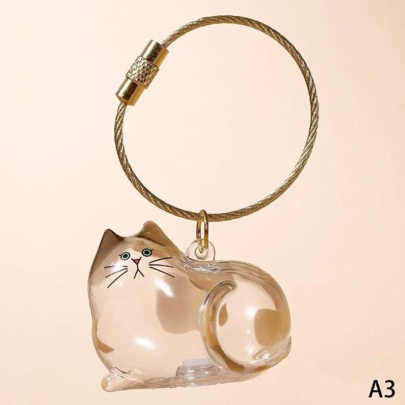 1/6Pcs My Pet'S Fur Container Cat Hair Storage Box Hanging Cat Keychain Pendant Pet Hair Grooming Souvenirs Bag Hanging Decor