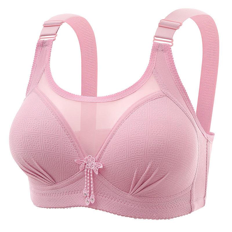 Large size strapless bra with no steel ring, thin and breathable design, gathered to enhance the small and beautiful back. Four row buckle bra