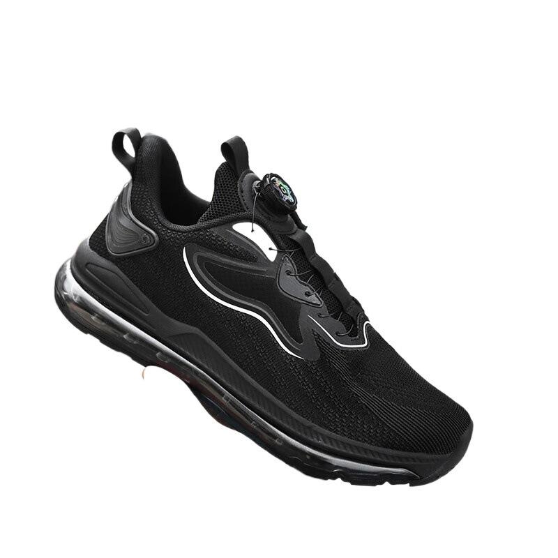 Sneaker Herren Sommer Herrenschuhe Drehknopf Laufschuhe Mittelschüler Ultraleicht Stoßdämpfend Mesh Atmungsaktiv Trendschuhe