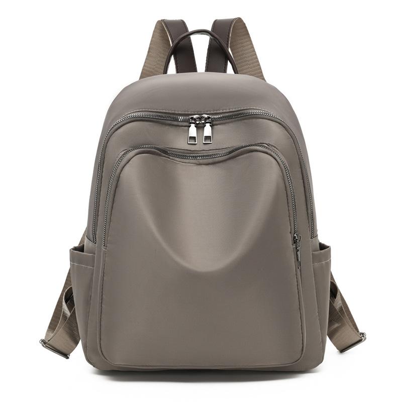 

Рюкзак Оксфорд большой вместимости Женский дорожный рюкзак Студенческий школьный рюкзак хаки