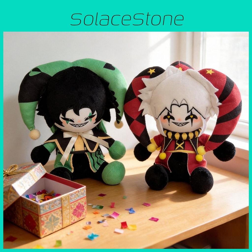 Pierrothe Harlequin Plush Doll With Short Velvet Fabric For Collectors And Kids