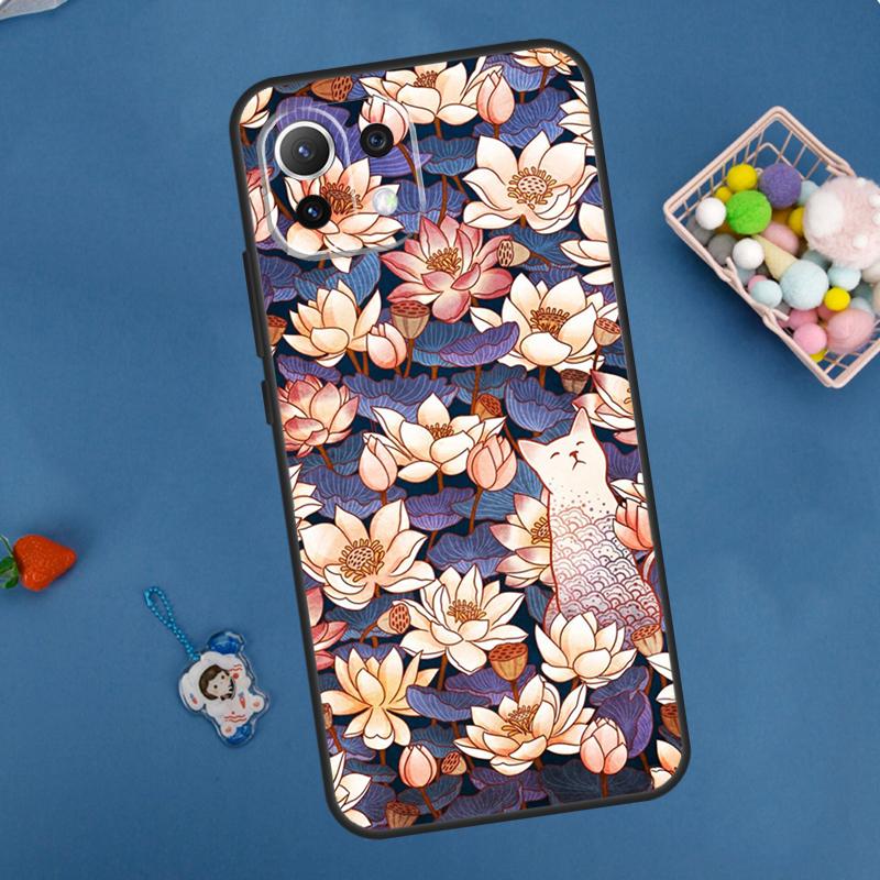 

Lotus Flower Case For Xiaomi 15 Ultra 13 14 11T 12T 13T 14T Pro POCO X7 Pro F5 F6 M6 X3 X5 X6 Pro Coque Xiaomi 15 Pro
