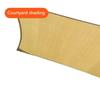 1 Stück Schattiernetz Garten Sonnenschutz Plane Schwerlast Strapazierfähig Beige Mit Ösen Gesäumtes Sonnenschattentuch UV-Schutz Maschenware Beige