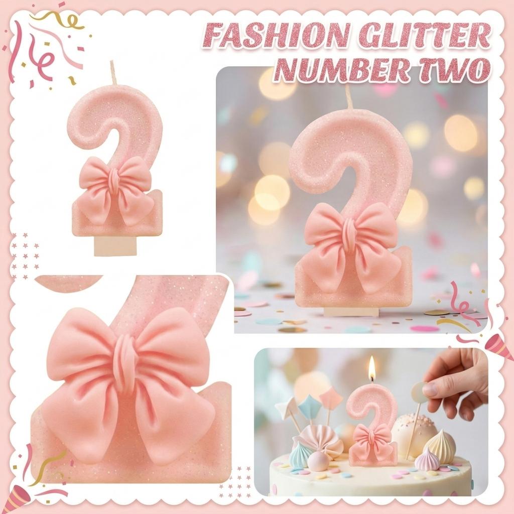 Fashion Cartoon Creative Birthday Candles Party Digital Candles