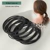 High Elasticity Durable Black Hair Tie – Women's Headwear