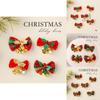 Christmas Mini Butterfly Bell Pendant Set Holiday Decoration Props For Festive Gift Present