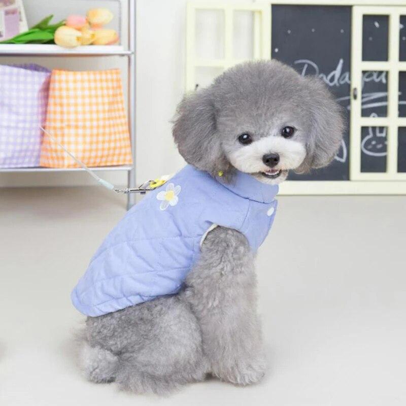 Small Dogs Clothes Winter Warm Pet Jacket Puppy Dog Coat French Bulldog Vest Chihuahua Yorkie Outfits Pug Teddy Costumes