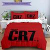 Ronaldo's Cr7 Goal Celebration Bedding Set, Breathable Duvet Cover with Pillowcases, Soft Bed Linen for Bedroom Home Decoration, Perfect Festival Birt