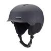 SWANS Adult Helmet P2 Size M Matte with Size and Sizes Ski/Snowboard HSF-251 MBK, (56cm-58cm), Black, Brim, Dial-Type Adjustment, Open/Close