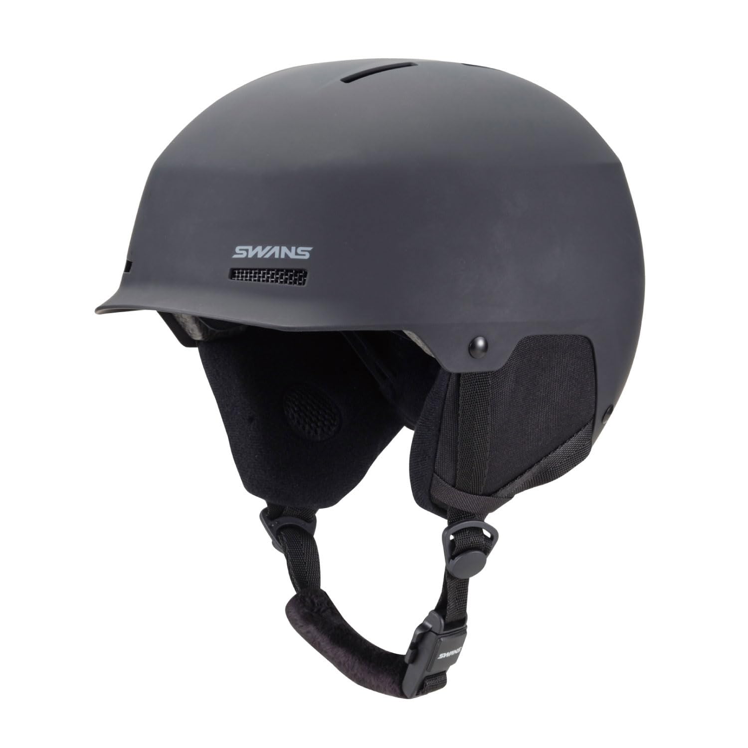 

SWANS P2 MBK Adult Size L Matte with Size and Sizes HSF-251 Ski/Snowboard Helmet, (59cm-62cm), Black, Brim, Dial-Type Adjustment, Open/Close