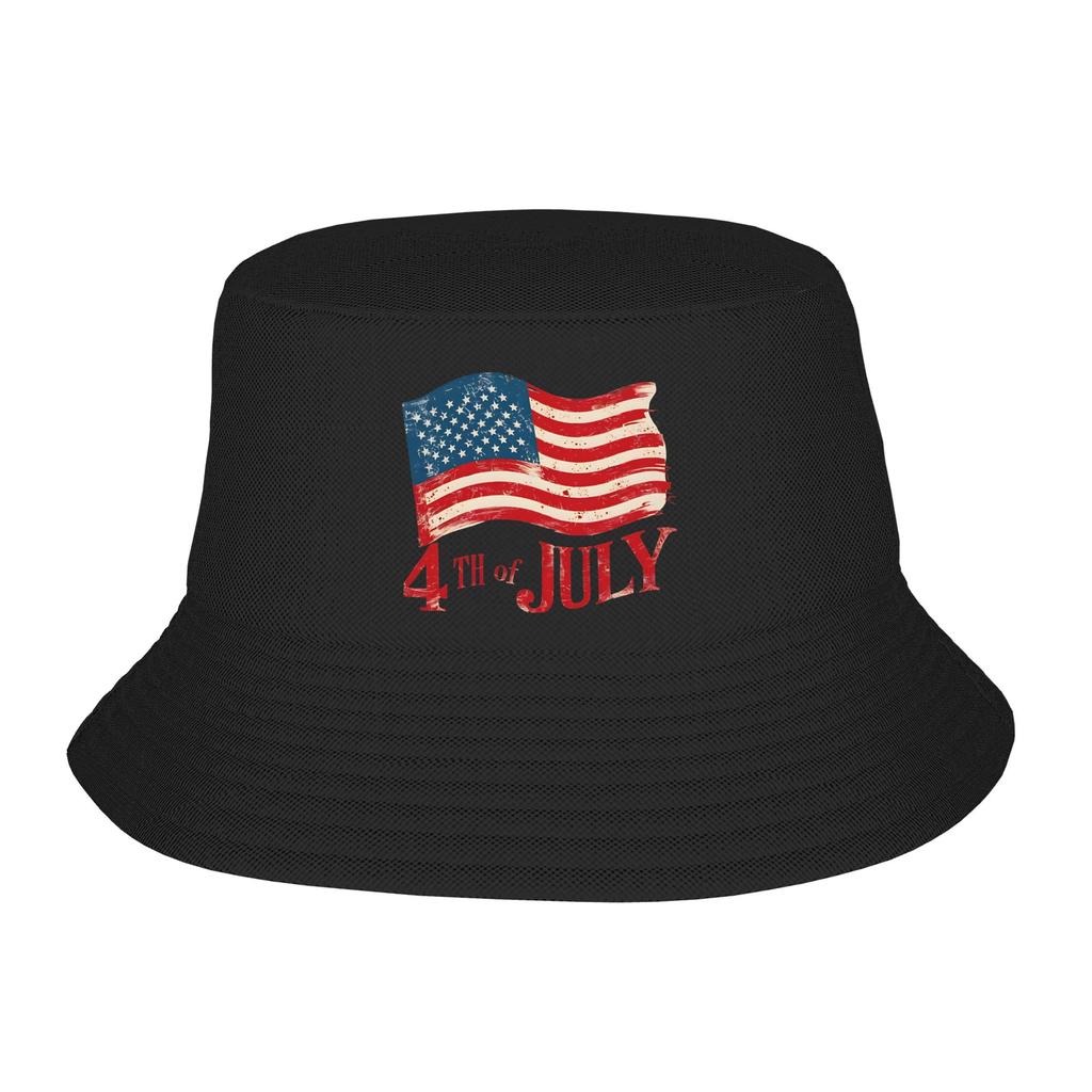 Beach Headwear Juneteenth Day  June th African American Pride Accessories Bucket Hats Unique Unisex  Sun Bob Hats