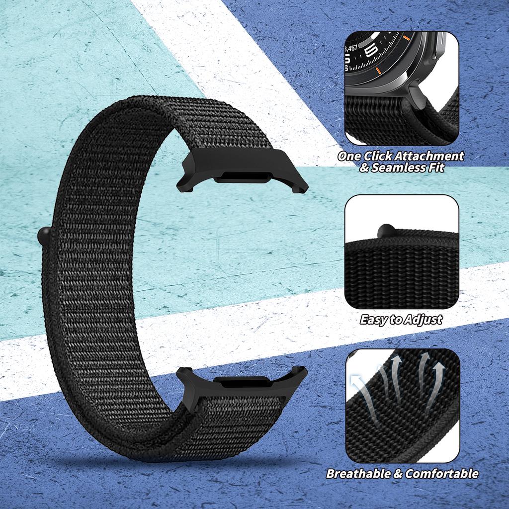Cinturino Per Samsung Galaxy Watch 7 Ultra 47mm accessori Sport Anello in Nylon Regolabile bracciale correa Galaxy watch Ultra band 47mm