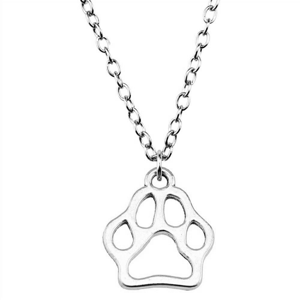 Cat Charm Necklace Cute Animal Pendant For Lovers Minimalist Pet Jewelry Gift 43cm Chain