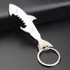 Haai Flesopener Multifunctionele Sleutelhanger - Metalen Sleutelhanger met Graveerbaar Logo, Creatief Cadeau