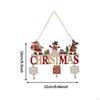 Christmas Wood Hanging Sign ,Xmas Welcome Door Decor Atmosphere Decoration for Wall