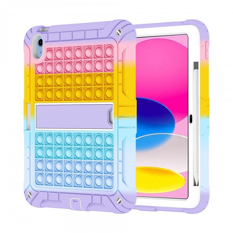Tablet Case IPad 10th 11th Gen Pro 11 Air 5 4 Shockproof Silicone Stand Cover