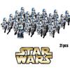 21pcs Building 501st Blocks Clone Troopers Minifigures Toys Kid