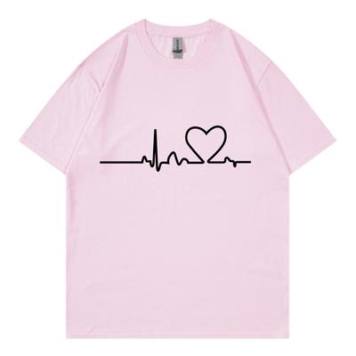 T-shirt Estiva Moda Donna Cotone Novità Manica Corta Larga Traspirante T-shirt Casual Streetwear
